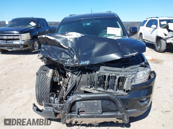 2013 Jeep Grand Cherokee Laredo with VIN 1C4RJFAG2DC643926, listed as a IAAI auction lot 41723575 with 125,048 mi miles. Bid and sale history available at carsss.com. Image 12.