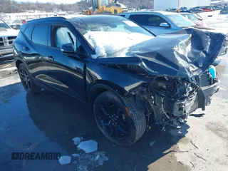 2022 Chevrolet Blazer LT z VIN 3GNKBJRS0NS151862, wystawiony jako IAAI lot #41343809 z przebiegiem 54 447 mil mil oraz . Historia ofert i sprzedaży dostępna na DreamBid. Obrazek 1.