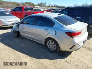 2022 Kia Rio S with VIN 3KPA24AD2NE447421, listed as a IAAI auction lot 41682873 with 52,963 mi miles. Bid and sale history available at carsss.com. Image 3.