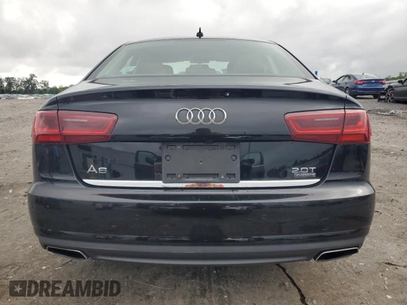 2016 Audi A6 Premium with VIN WAUFFAFC4GN056873, listed as a Copart auction lot 64122565 with 42,581 mi miles and Salvage title. Bid and sale history available at DreamBid. Image 6.