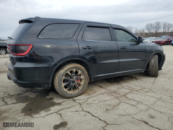 2017 Dodge Durango R/T with VIN 1C4SDJCTXHC652885, listed as a Copart auction lot 46137355 with 0 mi miles and Salvage Title. Bid and sale history available at carsss.com. Image 3.