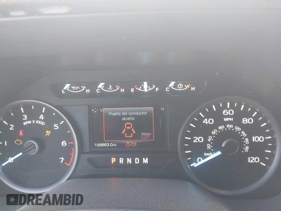 2018 Ford F-150 XL with VIN 1FTEW1E55JKF29898, listed as a IAAI auction lot 40593129 with 158,663 mi miles and . Bid and sale history available at carsss.com. Image 7.