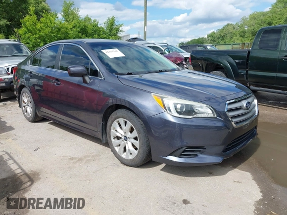 2015 Subaru Legacy Premium with VIN 4S3BNBC64F3007322, listed as a IAAI auction lot 42313146 with 184,488 mi miles and . Bid and sale history available at DreamBid. Image 1.