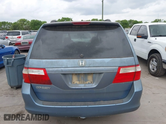 2007 Honda Odyssey EX-L with VIN 5FNRL38717B127157, listed as a IAAI auction lot 41890838 with 195,241 mi miles and . Bid and sale history available at DreamBid. Image 16.
