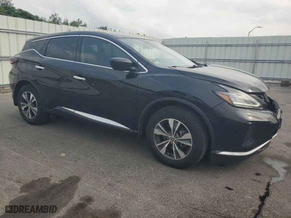 2022 Nissan Murano S with VIN 5N1AZ2AS5NC128936, listed as a Copart auction lot 67934944 with 32,612 mi miles and Salvage Title. Bid and sale history available at carsss.com. Image 4.