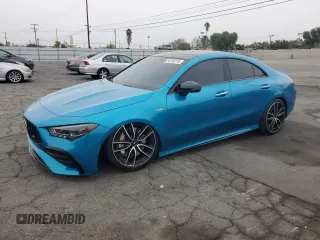 2024 Mercedes-Benz CLA 35 AMG z VIN W1K5J5BB6RN444083, wystawiony jako Copart lot #54108715 z przebiegiem 43 234 mil mil oraz Szkoda całkowita • Salvage title. Historia ofert i sprzedaży dostępna na DreamBid. Obrazek 1.