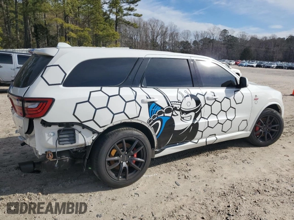 2020 Dodge Durango SRT with VIN 1C4SDJGJ2LC324636, listed as a Copart auction lot 46131445 with 40,694 mi miles and Salvage Title. Bid and sale history available at DreamBid. Image 3.