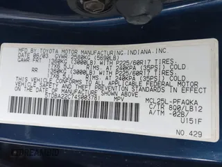 2004 Toyota Sienna XLE with VIN 5TDBA22C74S003781, listed as a IAAI auction lot 41570829 with 217,728 mi miles. Bid and sale history available at carsss.com. Image 9.