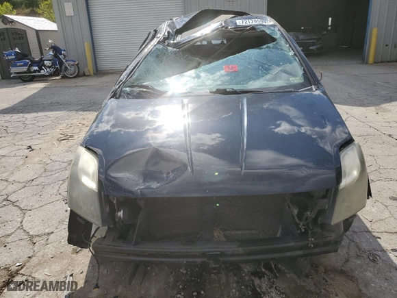 2012 Nissan Sentra 2.0 SR with VIN 3N1AB6AP6CL682289, listed as a Copart auction lot 72129594 with 199,436 mi miles and Salvage Title. Bid and sale history available at carsss.com. Image 5.