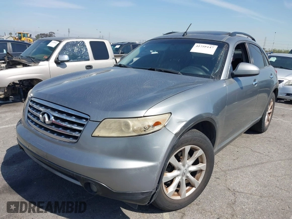 2006 Infiniti FX with VIN JNRAS08U06X100766, listed as a IAAI auction lot 41758147 with 191,414 mi miles. Bid and sale history available at carsss.com. Image 2.