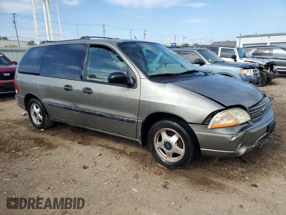 2003 Ford Windstar LX with VIN 2FMZA51413BB77562, listed as a Copart auction lot 56861095 with 170,562 mi miles and Salvage title. Bid and sale history available at DreamBid. Image 4.