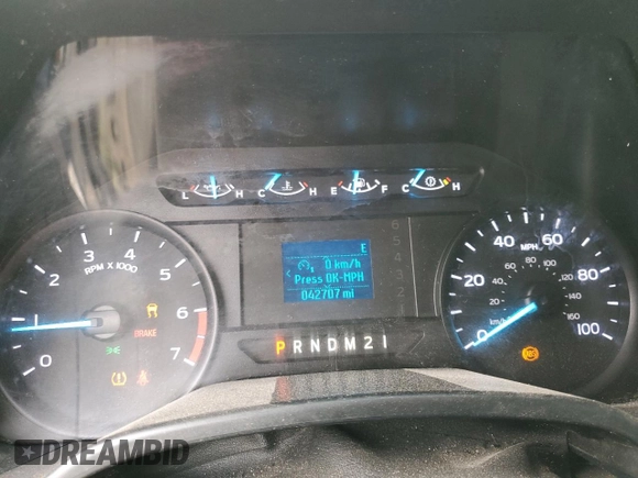 2019 Ford Super Duty F-250 SRW XL with VIN 1FT7W2A67KEE99056, listed as a Copart auction lot 84717374 with 42,707 mi miles and Non Repairable. Bid and sale history available at carsss.com. Image 9.