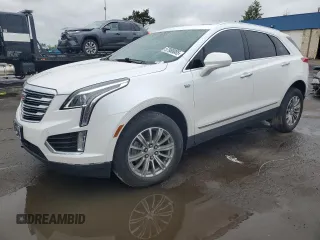 2017 Cadillac XT5 Luxury AWD with VIN 1GYKNDRSXHZ305755, listed as a Copart auction lot 57980085 with 105,140 mi miles and Non repairable. Bid and sale history available at DreamBid. Image 1.