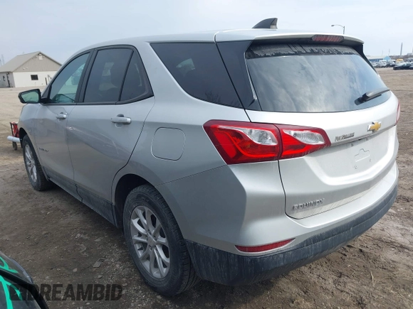 2020 Chevrolet Equinox LS with VIN 3GNAXHEV0LS616059, listed as a IAAI auction lot 41718865 with 98,842 mi miles and . Bid and sale history available at DreamBid. Image 3.