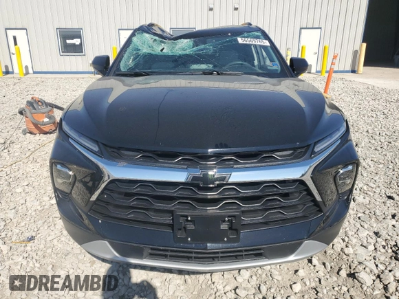 2023 Chevrolet Blazer LT z VIN 3GNKBHR44PS176048, wystawiony jako Copart lot #56569765 z przebiegiem 25 619 mil mil oraz Nie do naprawy • Non repairable. Historia ofert i sprzedaży dostępna na DreamBid. Obrazek 5.
