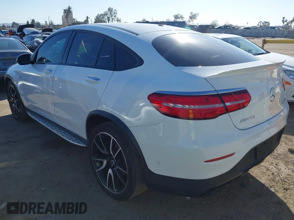 2019 Mercedes-Benz GLC with VIN WDC0J6EB2KF488453, listed as a IAAI auction lot 41678633 with 53,626 mi miles. Bid and sale history available at carsss.com. Image 3.