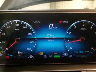 2020 Mercedes-Benz GLS 450 with VIN 4JGFF5KE9LA083422, listed as a Copart auction lot 54177924 with 98,594 mi miles and Salvage Title. Bid and sale history available at DreamBid. Image 9.