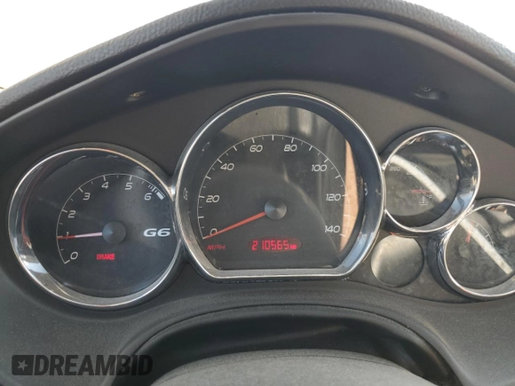 2005 Pontiac G6 with VIN 1G2ZG528754114245, listed as a Copart auction lot 71132904 with 210,565 mi miles and Salvage Title. Bid and sale history available at carsss.com. Image 9.
