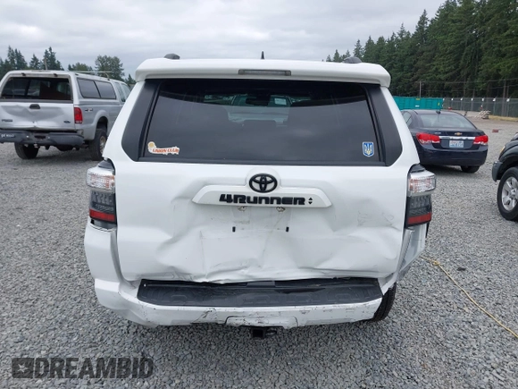 2021 Toyota 4Runner SR5 Premium with VIN JTENU5JR3M5896612, listed as a IAAI auction lot 42488992 with 75,986 mi miles and . Bid and sale history available at DreamBid. Image 16.