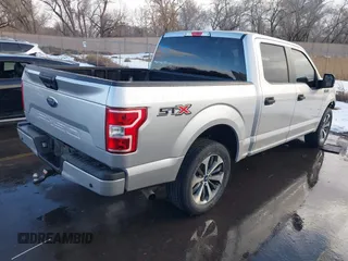 2019 Ford F-150 XL with VIN 1FTEW1C54KFD48711, listed as a IAAI auction lot 41601800 with 94,295 mi miles and . Bid and sale history available at carsss.com. Image 4.