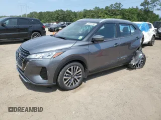 2023 Nissan Kicks SV with VIN 3N1CP5CV7PL498968, listed as a Copart auction lot 52902295 with 10,112 mi miles and Salvage Title. Bid and sale history available at DreamBid. Image 1.