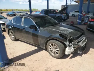 2007 Infiniti G35 Journey with VIN JNKBV61E77M709176, listed as a Copart auction lot 55491235 with 199,902 mi miles and Salvage Title. Bid and sale history available at DreamBid. Image 4.