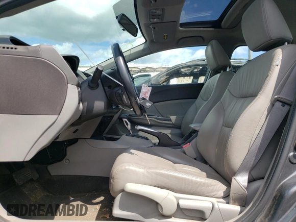 2012 Honda Civic EX-L with VIN 2HGFB2F98CH565717, listed as a Copart auction lot 56014695 with 159,440 mi miles and Salvage Title. Bid and sale history available at DreamBid. Image 7.