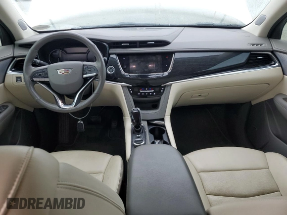 2021 Cadillac XT6 Premium Luxury with VIN 1GYKPCRS8MZ185422, listed as a Copart auction lot 56131775 with 62,043 mi miles and Salvage title. Bid and sale history available at DreamBid. Image 8.