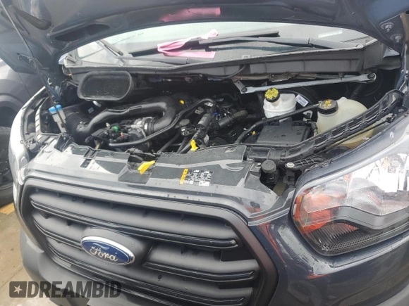 2020 Ford Transit Cargo with VIN 1FTBR3X83LKA47916, listed as a Copart auction lot 74436924 with Not Provided miles and Salvage Title. Bid and sale history available at DreamBid. Image 12.
