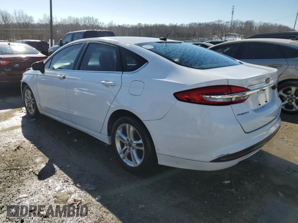 2018 Ford Fusion SE with VIN 3FA6P0H7XJR133458, listed as a Copart auction lot 42201015 with 135,136 mi miles and Salvage Title. Bid and sale history available at carsss.com. Image 2.