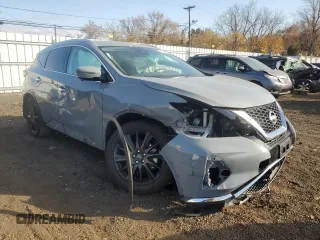 2024 Nissan Murano Platinum with VIN 5N1AZ2DS7RC108589, listed as a Copart auction lot 77558244 with 8,611 mi miles and Salvage Title. Bid and sale history available at DreamBid. Image 4.