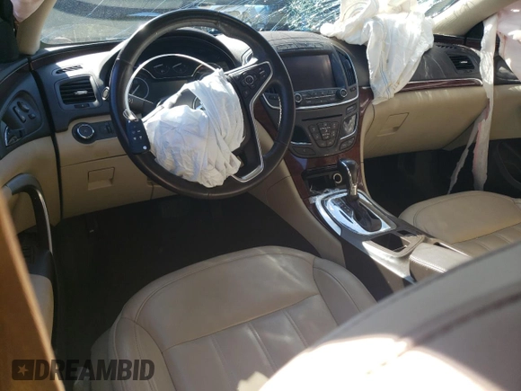 2014 Buick Regal Premium II with VIN 2G4GS5GX3E9188594, listed as a Copart auction lot 76417964 with Not provided miles and Salvage title. Bid and sale history available at DreamBid. Image 8.