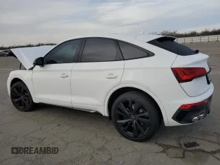 2023 Audi SQ5 Sportback Premium Plus с VIN WA124AFY1P2038636, выставлен на аукционе Copart как лот 43578025 с пробегом 27 257 миль миль и Списание • Salvage title. История ставок и продаж доступна на DreamBid. Изображение 2.