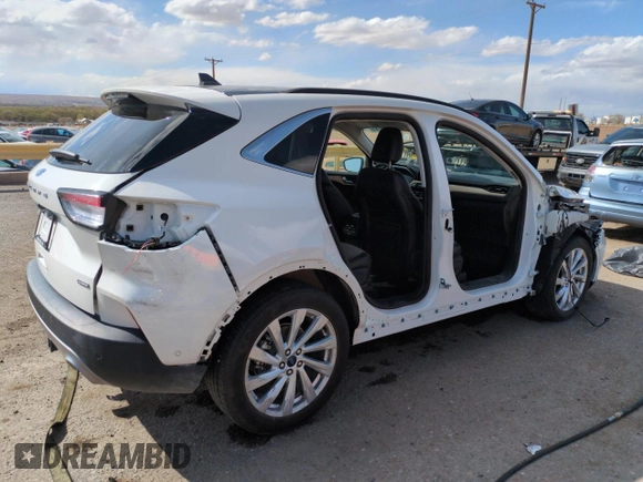2021 Ford Escape Titanium Hybrid z VIN 1FMCU0DZ2MUB02954, wystawiony jako Copart lot #50558285 z przebiegiem 25 612 mil mil oraz Szkoda całkowita • Salvage title. Historia ofert i sprzedaży dostępna na DreamBid. Obrazek 3.