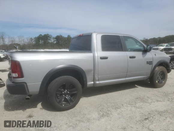 2024 Ram 1500 Warlock z VIN 1C6RR7LGXRS125143, wystawiony jako Copart lot #46033265 z przebiegiem 26 205 mil mil oraz Czysty tytuł • Clean title. Historia ofert i sprzedaży dostępna na DreamBid. Obrazek 3.