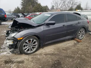 2017 Honda Civic Sedan EX-L with VIN 2HGFC1F72HH645642, listed as a Copart auction lot 46024185 with 108,582 mi miles and Salvage Title. Bid and sale history available at carsss.com. Image 1.