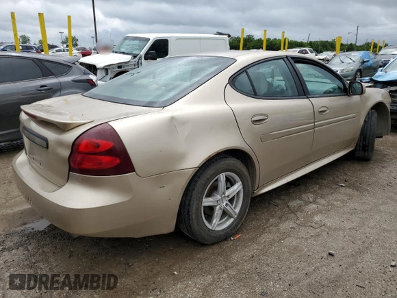 2005 Pontiac Grand Prix with VIN 2G2WP522051178329, listed as a Copart auction lot 59845825 with 122,570 mi miles and Salvage title. Bid and sale history available at DreamBid. Image 3.