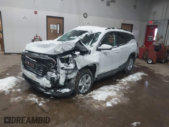 2023 GMC Terrain SLE with VIN 3GKALTEG5PL238074, listed as a IAAI auction lot 41592372 with 64,148 mi miles. Bid and sale history available at carsss.com. Image 2.