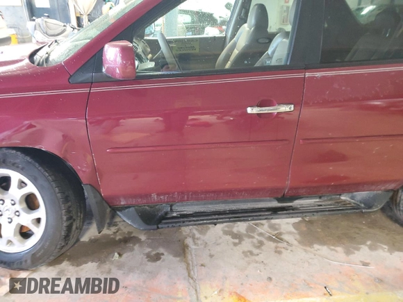 2002 Acura MDX Touring Pkg with VIN 2HNYD18652H545190, listed as a Copart auction lot 87021484 with 0 mi miles and Salvage Title. Bid and sale history available at carsss.com. Image 7.