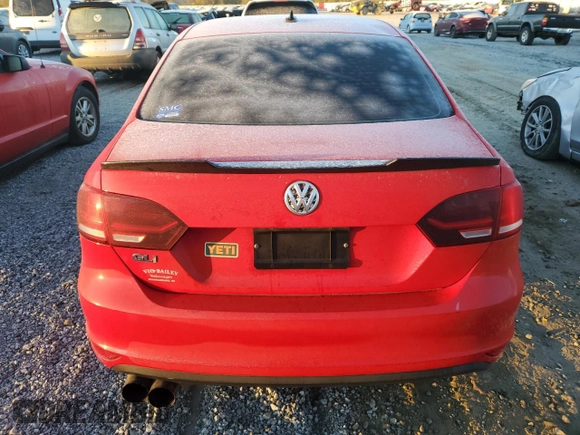 2013 Volkswagen Jetta GLI Autobahn with VIN 3VW467AJ0DM263220, listed as a Copart auction lot 76453094 with 176,030 mi miles and Salvage title. Bid and sale history available at DreamBid. Image 6.