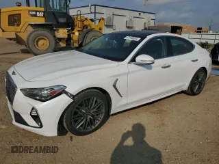 2019 Genesis G70 2.0T Advanced with VIN KMTG44LA3KU038205, listed as a Copart auction lot 67048804 with 75,304 mi miles and Non Repairable. Bid and sale history available at carsss.com. Image 1.
