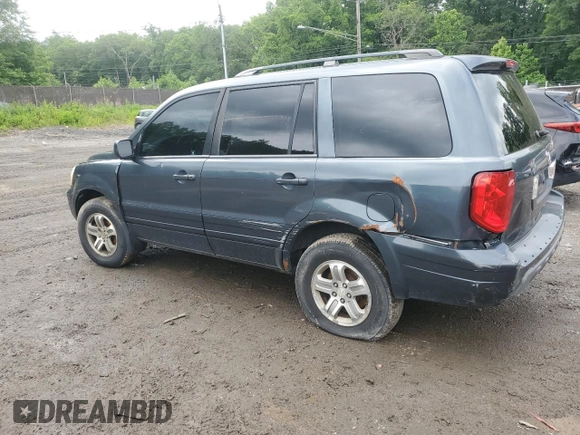 2003 Honda Pilot EX z VIN 2HKYF18523H619553, wystawiony jako Copart lot #58941715 z przebiegiem 281 041 mil mil oraz Szkoda całkowita • Salvage title. Historia ofert i sprzedaży dostępna na DreamBid. Obrazek 2.