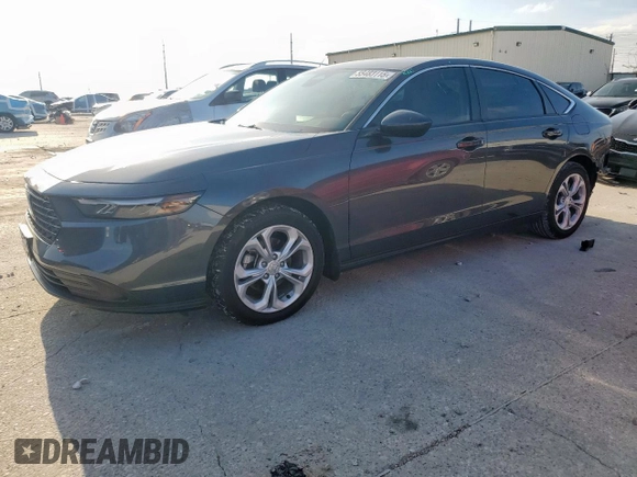 2024 Honda Accord LX z VIN 1HGCY1F20RA011903, wystawiony jako Copart lot #55483115 z przebiegiem 7 505 mil mil oraz Szkoda całkowita • Salvage title. Historia ofert i sprzedaży dostępna na DreamBid. Obrazek 1.