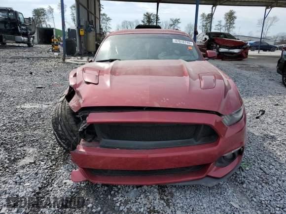 2017 Ford Mustang GT with VIN 1FA6P8CF6H5240307, listed as a Copart auction lot 47016745 with Not Provided miles and Salvage Title. Bid and sale history available at DreamBid. Image 5.
