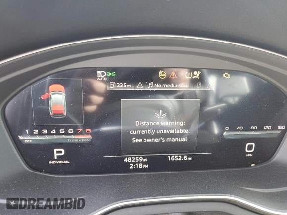 2021 Audi S5 Sportback Premium Plus z VIN WAUC4CF58MA003182, wystawiony jako Copart lot #43431885 z przebiegiem 48 259 mil mil oraz Szkoda całkowita • Salvage title. Historia ofert i sprzedaży dostępna na DreamBid. Obrazek 9.