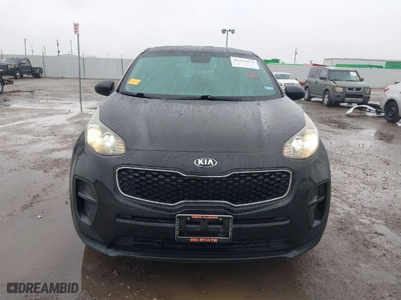 2019 Kia Sportage LX with VIN KNDPM3AC3K7598317, listed as a IAAI auction lot 41591811 with 84,959 mi miles. Bid and sale history available at carsss.com. Image 12.