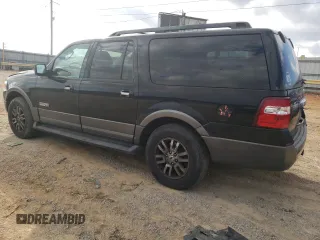 2007 Ford Expedition Max XLT with VIN 1FMFK16517LA80281, listed as a Copart auction lot 79677384 with 184,679 mi miles and Salvage title. Bid and sale history available at DreamBid. Image 2.