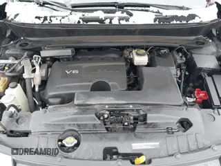 2020 Nissan Pathfinder SV with VIN 5N1DR2BM1LC638002, listed as a IAAI auction lot 41556190 with 121,386 mi miles. Bid and sale history available at carsss.com. Image 10.