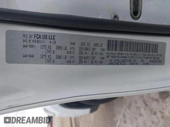 2019 Jeep Cherokee Latitude Plus with VIN 1C4PJLLN2KD171347, listed as a IAAI auction lot 41912894 with 197,233 mi miles and . Bid and sale history available at DreamBid. Image 9.