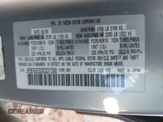 2009 Mazda CX-7 Sport with VIN JM3ER293290221298, listed as a IAAI auction lot 41067088 with 230,241 mi miles. Bid and sale history available at carsss.com. Image 9.